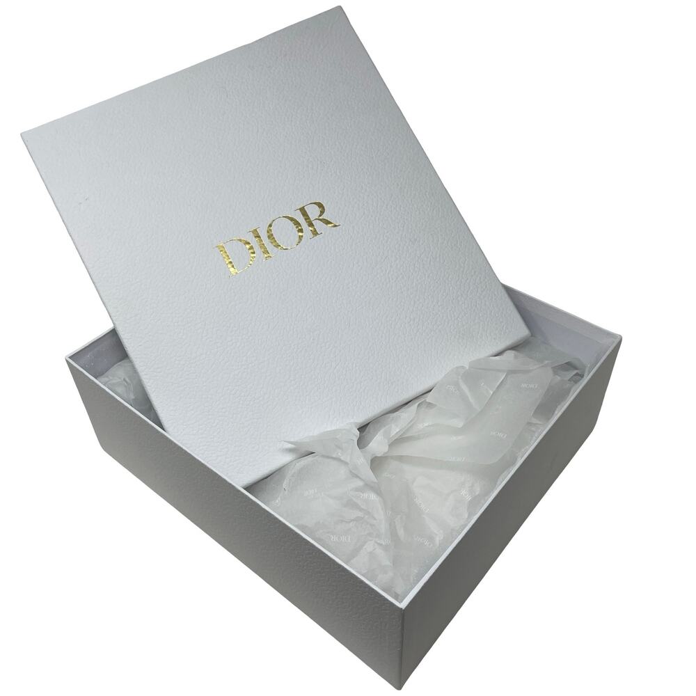 Dior white empty shoe box 13x11